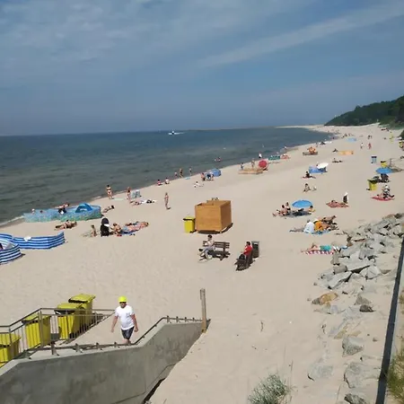 Lägenhet Apartament Z Ogrodem- 10 Min Do Plazy Kołobrzeg